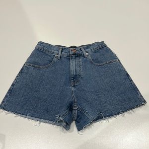 Express Mom Shorts Denim Shorties